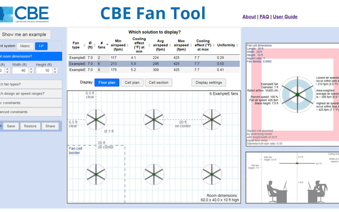 New Online Design Tool Enables Accurate Design with Ceiling Fans
