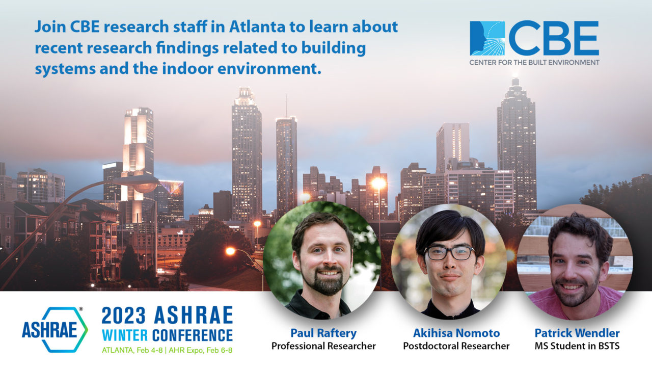 2023 ASHRAE Winter Conference Center for the Built Environment